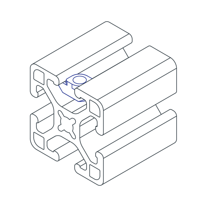 3931 | 15 & 40 Series M6 Standard Drop-in T-Nut