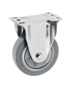 4" Rigid Plate Caster