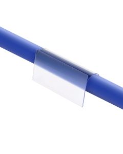 Porte-étiquette 2" x 4" en plastique transparent