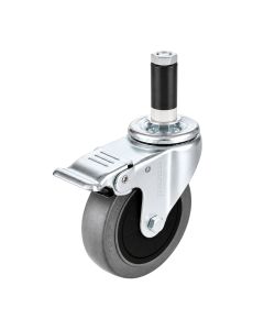 4" ESD Swivel Stem Caster with Brake