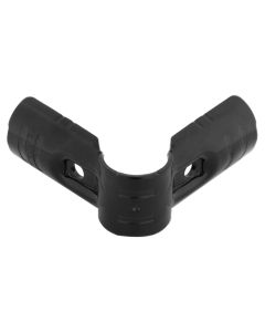 Conector acodado externo