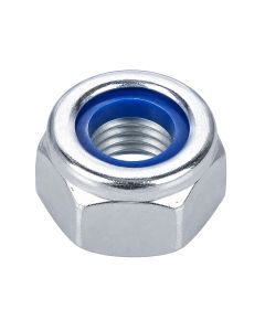 Lock Nut for Caster White Zinc