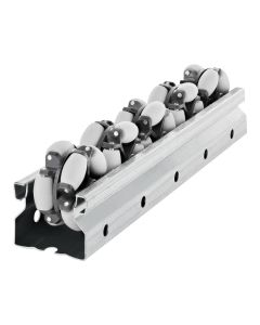 Bi-Directional 1.574" Roller Track 48" Steel Frame | R40-RT48BD
