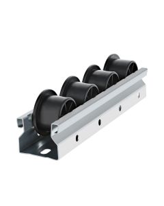 8ft Steel Flanged roller track (ESD)