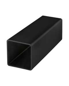 Black 8 ft Steel Square Pipe 1.575" x 1.575"