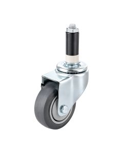 Rueda giratoria de 3" sobre vástago
