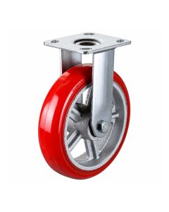 8" Rigid Plate Caster
