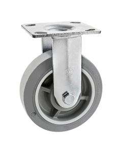 6" Rigid Plate Caster
