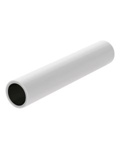 White 8 ft PE Coated Steel Pipe 2 mm Thick