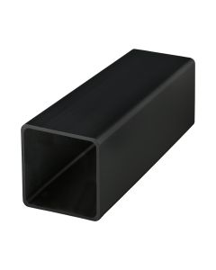 Black 8 ft Steel Square Pipe 1.575" x 1.575"