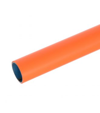 Tubo de acero color naranja de 8 pies