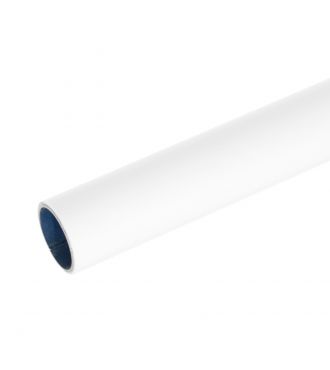White 8' steel pipe