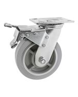 6" Swivel Plate Caster with Brake