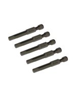 Embout HEX 5mm pour M6 pour clé à choc - Lot de 5