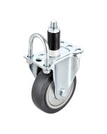 4" Rigid Stem Caster