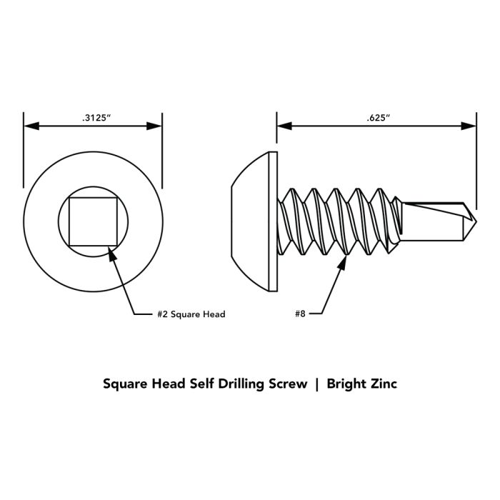 5/8 inch torx head screws