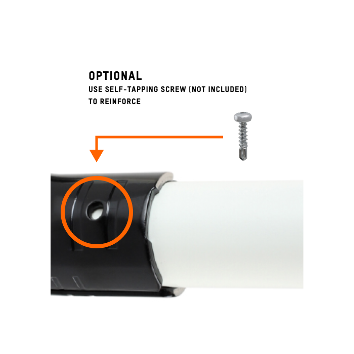 Inner 90° corner metal single joint